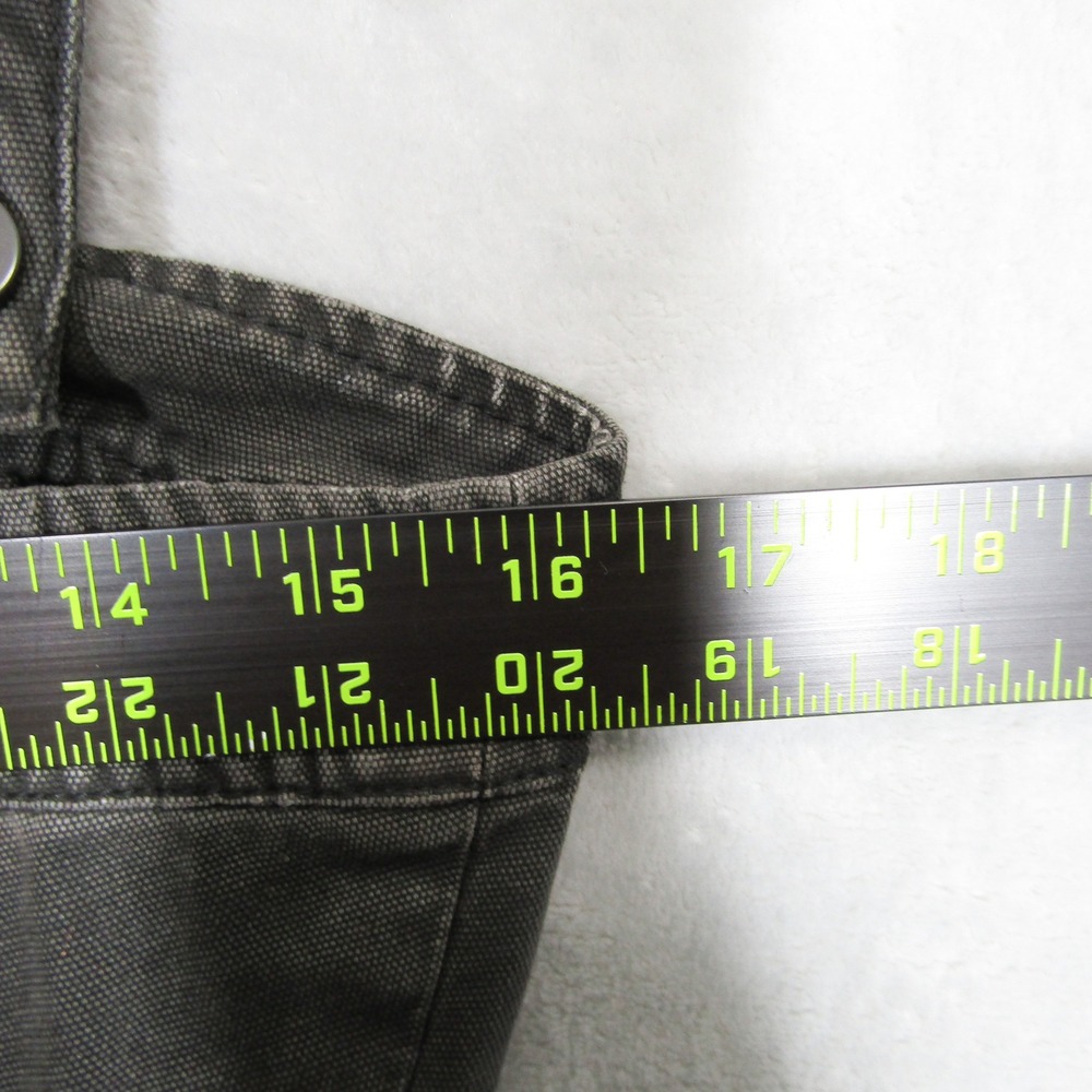 Free People Go West Utility Jumpsuit Washed Black Grey Size S Cutout Back Tie - Picture 14 of 16